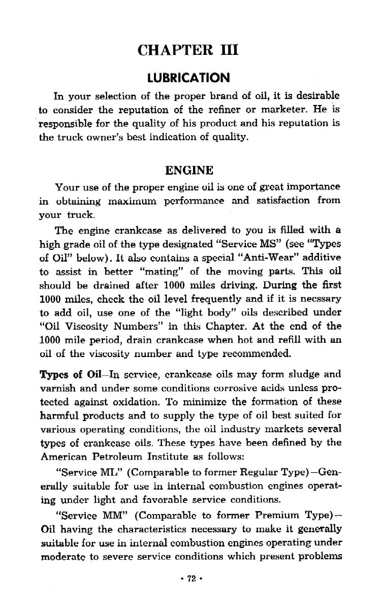 1957 Chevrolet Trucks Operators Manual Page 98